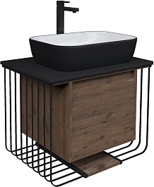 Grossman Мебель для ванной Винтаж 70 GR-4041BW веллингтон/металл черный – фотография-3